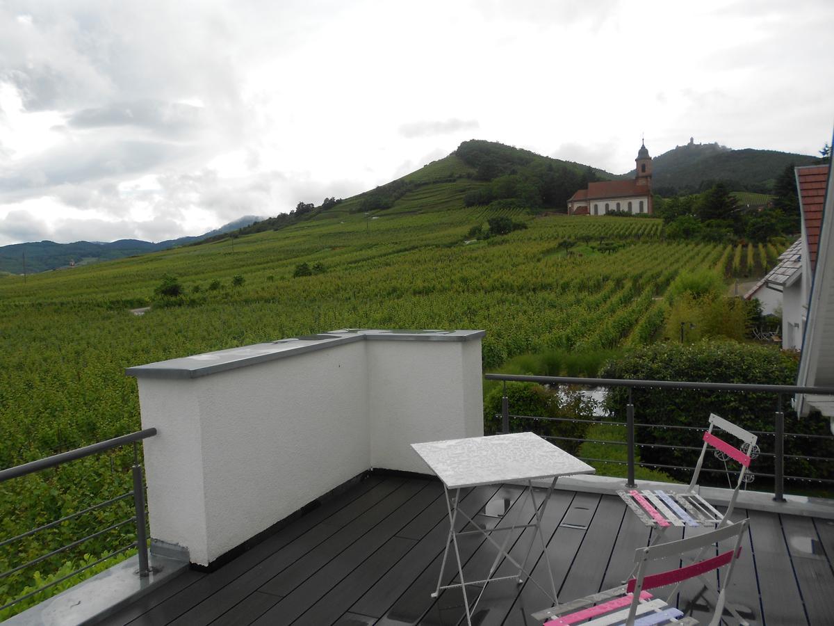 Bed and Breakfast Au Coeur Du Vignoble Orschwiller Exterior foto